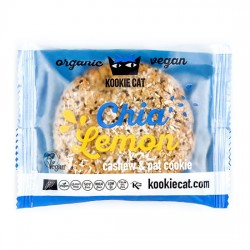 'Kookie Cat' Μπισκότο Βρώμης με Chia & Λεμόνι 